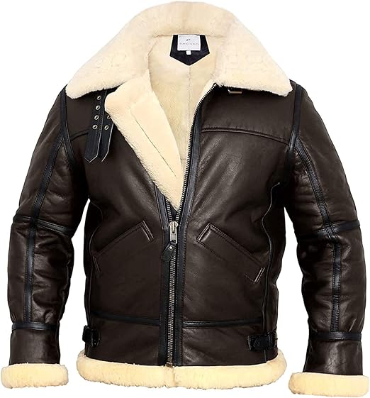 B3 Aviator Bomber Jacket – Real Shearling, Winter-Ready Classic