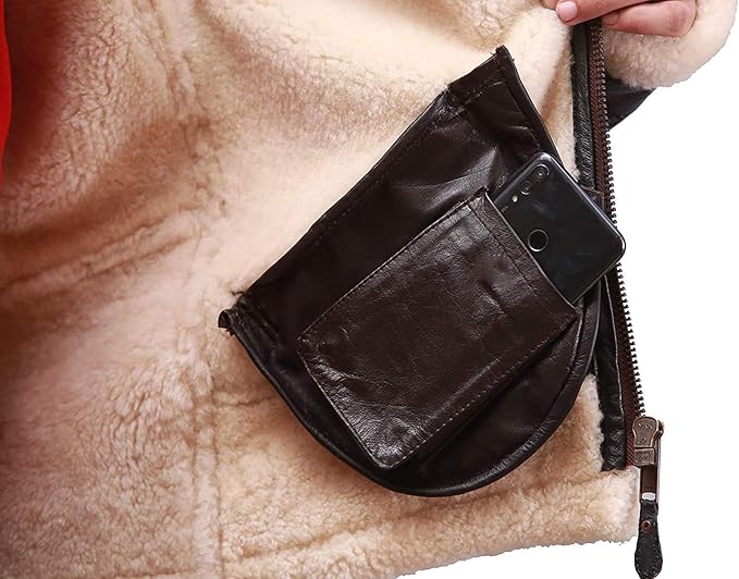 B3 Aviator Bomber Jacket – Real Shearling, Winter-Ready Classic