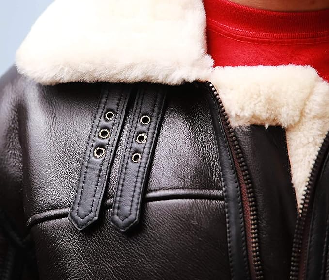 B3 Aviator Bomber Jacket – Real Shearling, Winter-Ready Classic