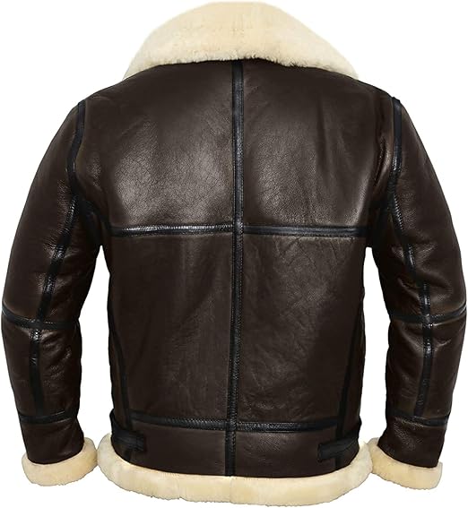 B3 Aviator Bomber Jacket – Real Shearling, Winter-Ready Classic